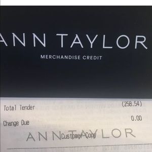 Mercy credit $242.41 for 199.00